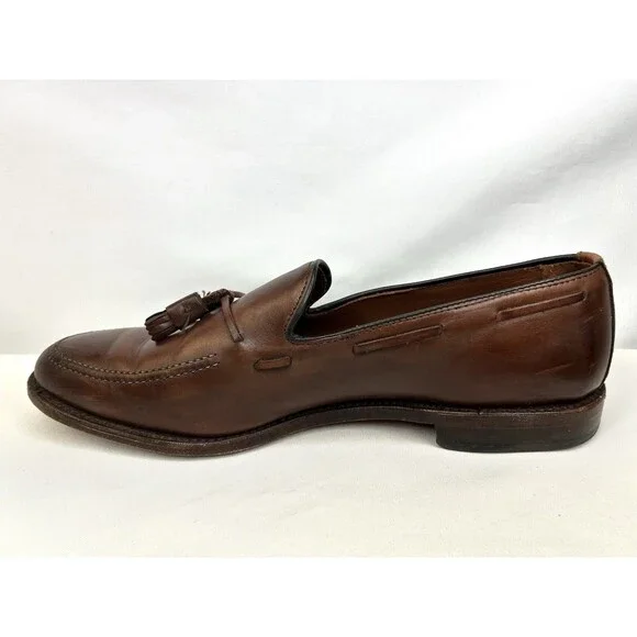 Allen Edmonds Men's Grayson Tassel Loafers Dress Shoes Size 13 D Brown - Picture 6 of 11